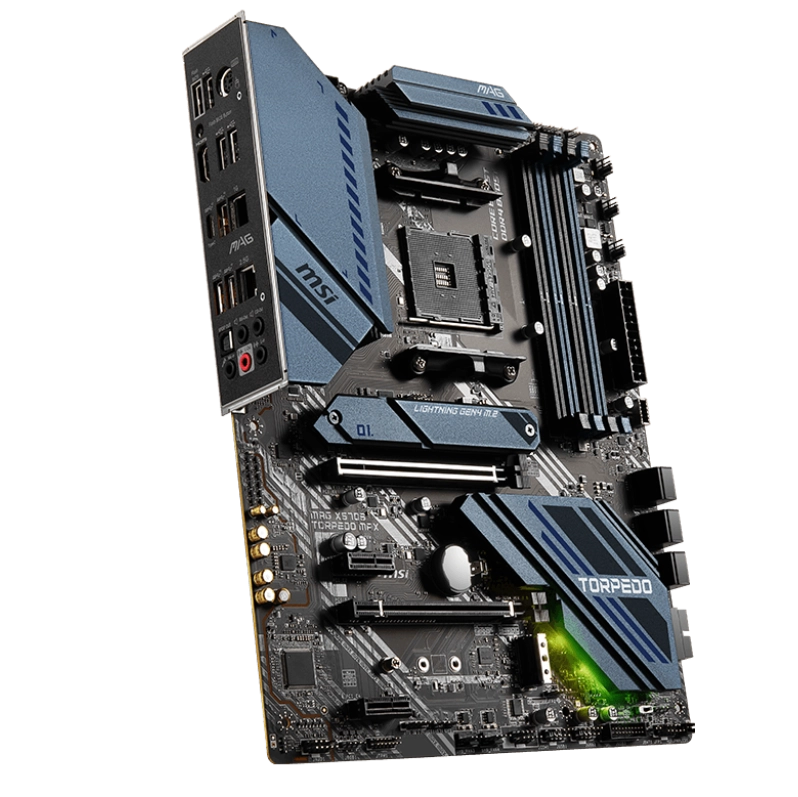 M/Board For AMD Ryzen 1st, 2nd and 3rd Generation Processor MAG X570S Torpedo Max
 Image