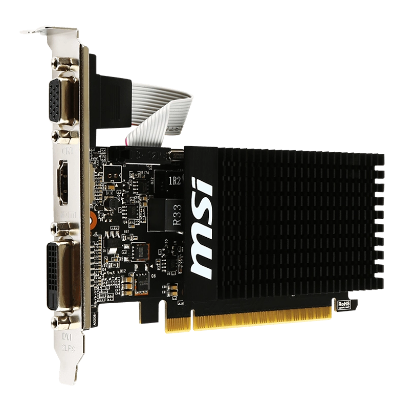 MSI GeForce GT 710 2GD3H LP Graphics Card Image