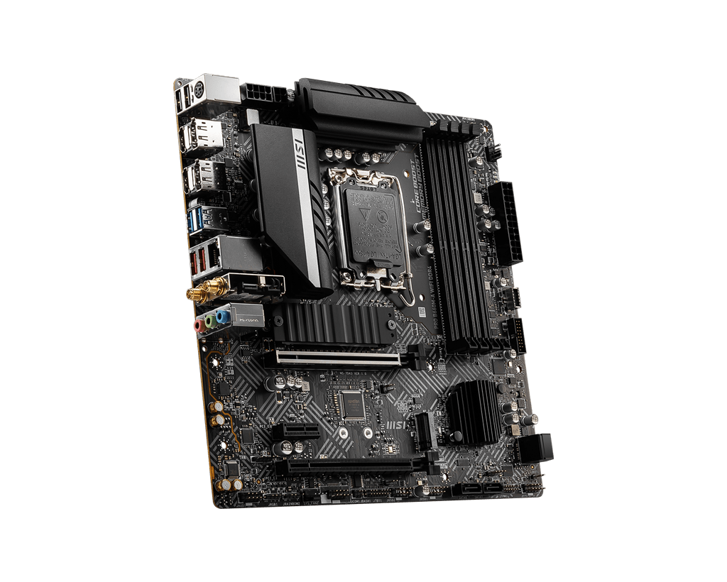 MSI M/Board Pro B660M-A Wifi DDR4 Intel 12th Gen Image