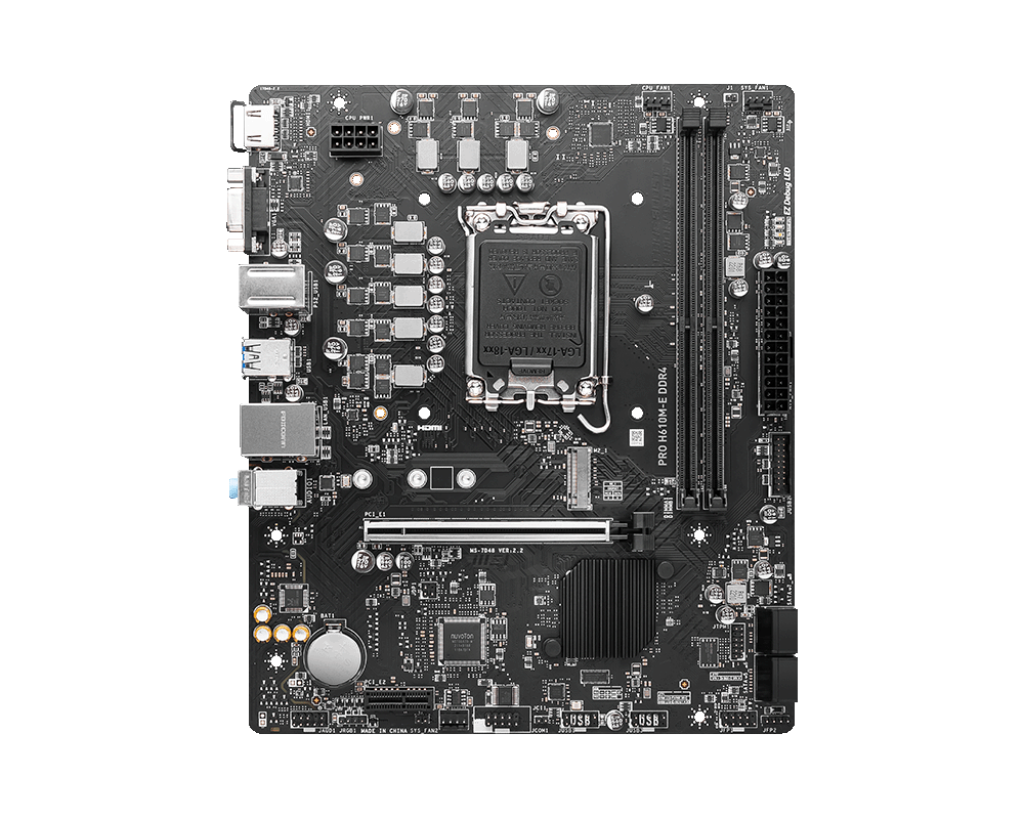 MSI M/Board H610M-E DDR4 Intel 12th and 13th Gen Image
