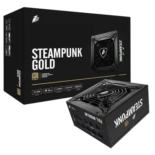 1STPLAYER SteamPunk 750W 80 Plus Gold Full Modular Power Supply Image