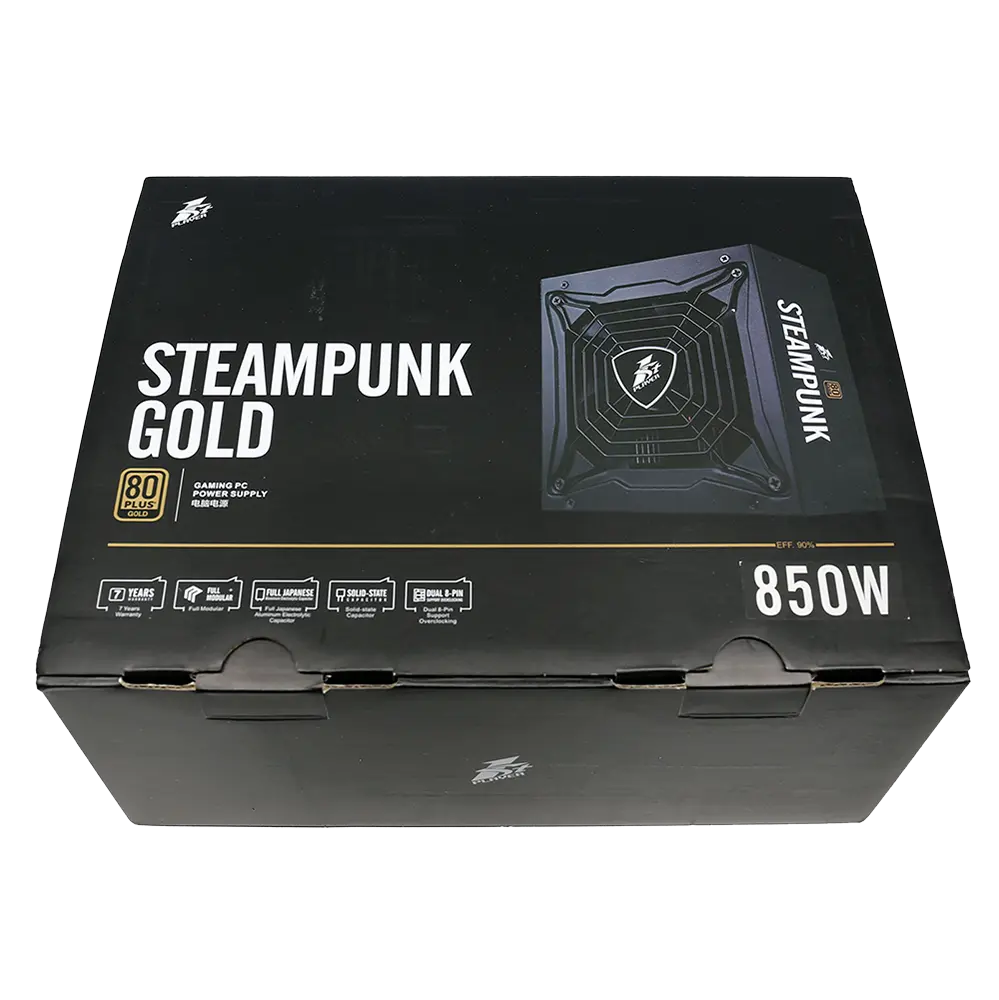 1STPLAYER SteamPunk 850W 80 Plus Gold Full Modular Power Supply Image