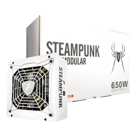 1STPLAYER Steampunk 650W 80 Plus Silver Certified Full Modular LED fan 7 color Image