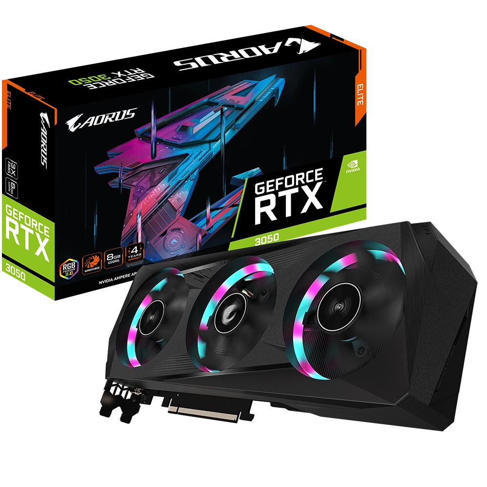 Gigabyte AORUS GeForce RTX™ 3050 ELITE 8G Image