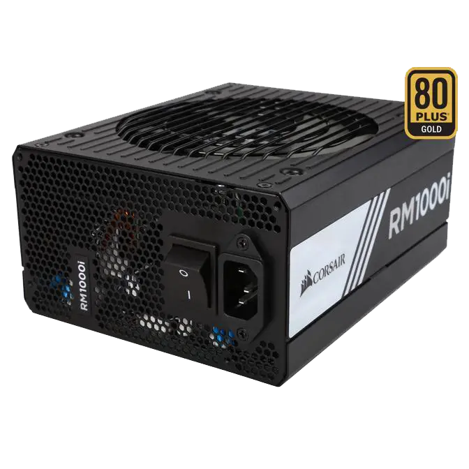 Corsair RMi Series™ RM1000i - 1000 Watt 80 PLUS® Gold Certified Fully Modular PSU Image
