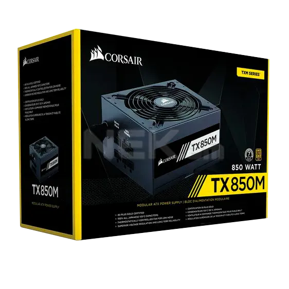 Corsair TX-M Series™ TX850M - 850 Watt 80 Plus® Gold Certified PSU Image