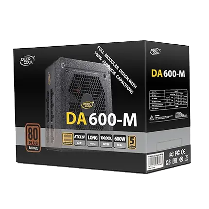 DeepCool 600W 80 plus bronze full modular power supply Image