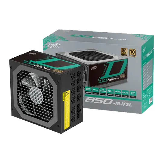 DeepCool 850W 80 PLUS Gold Certified Fully Modular Power Supply Image