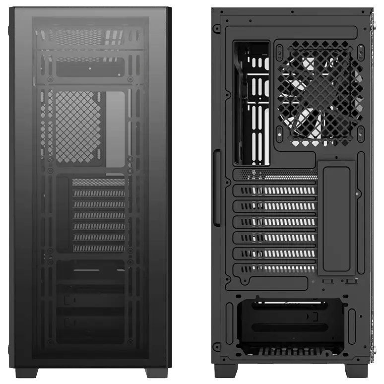 Deepcool MATREXX 50 ADD RGB 4F Mid Tower Computer Case with Dual Tempered Glass with 4 A-RGB Fans Image