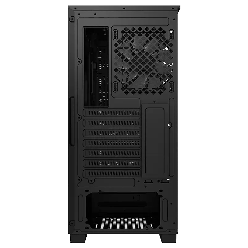 Deepcool MATREXX 50 MESH 4FS is a high airflow case that comes with four tri-color LED fans tempered glass panel Image