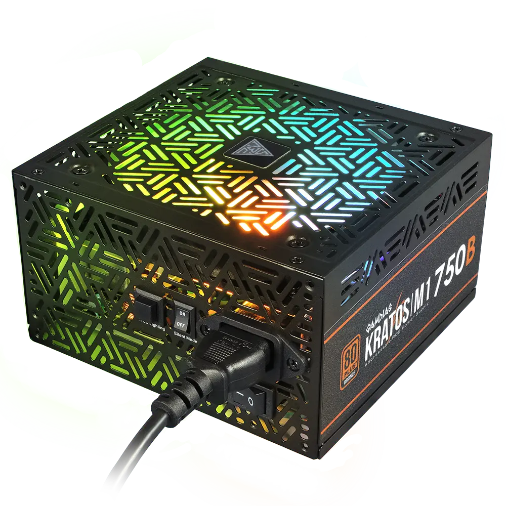GAMDIAS Kratos M1 750W 80 Plus Bronze Power Supply Image