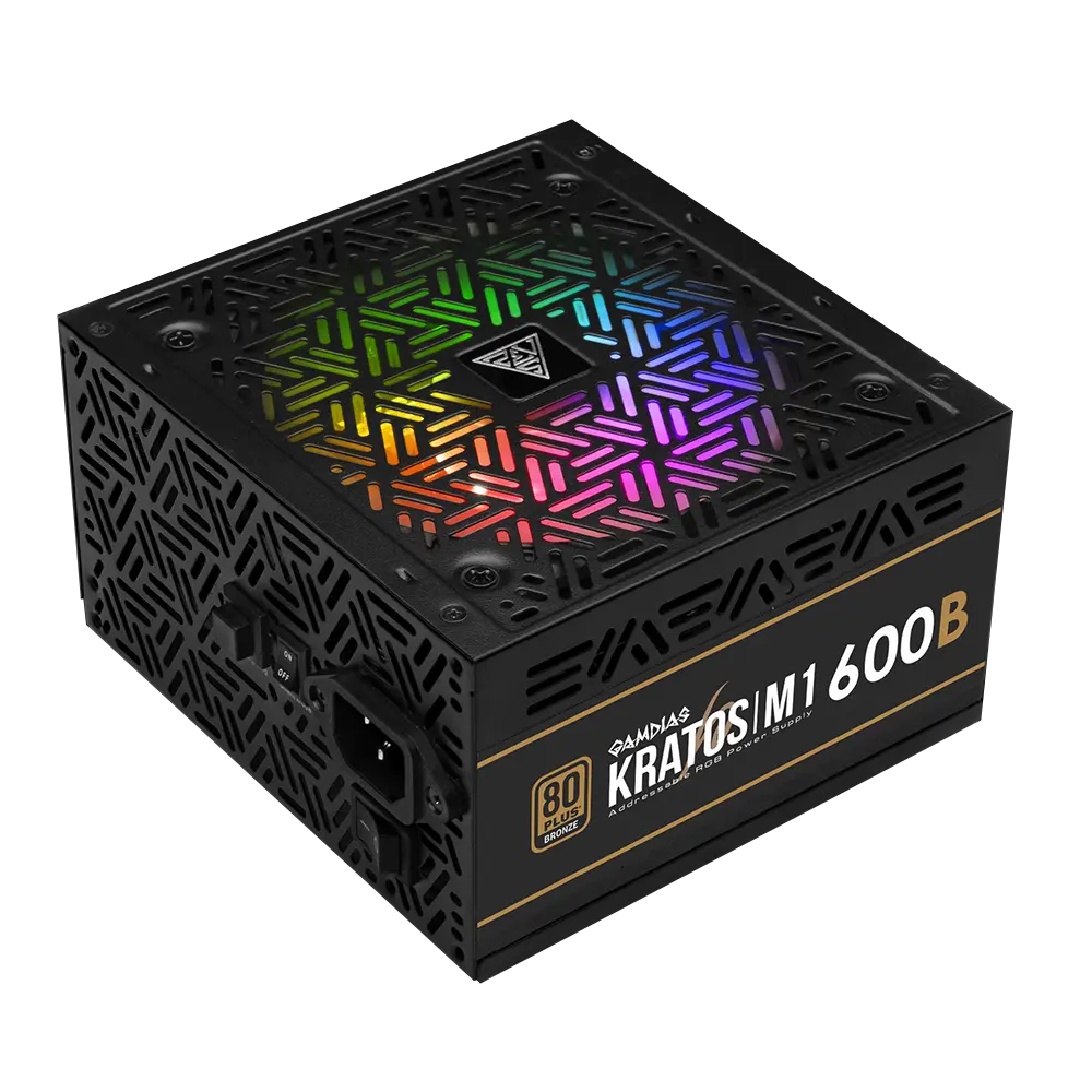 Gamdias KRATOS M1 600B 80 Plus Bronze Power Supply Image