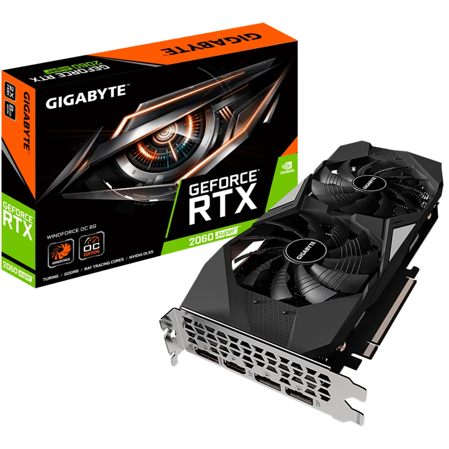 Gigabyte GeForce® RTX 2060 SUPER™ WINDFORCE OC 8G (rev. 2.0) Image