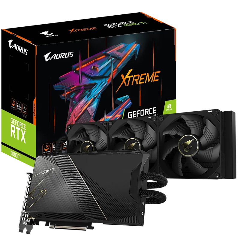 Gigabyte GeForce RTX™ 3090 Ti Aorus XTREME WATERFORCE 24G Image