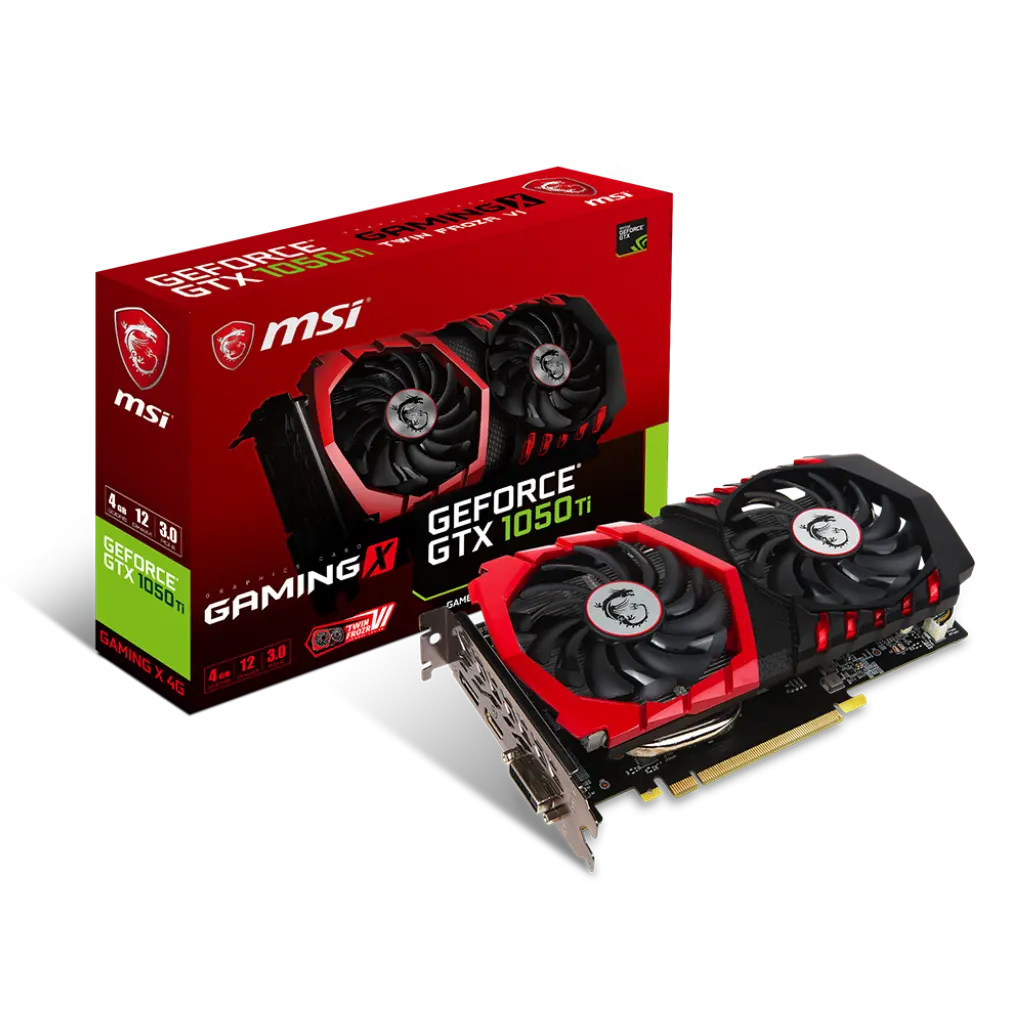 MSI GeForce GTX 1050 Ti GAMING X 4G Image