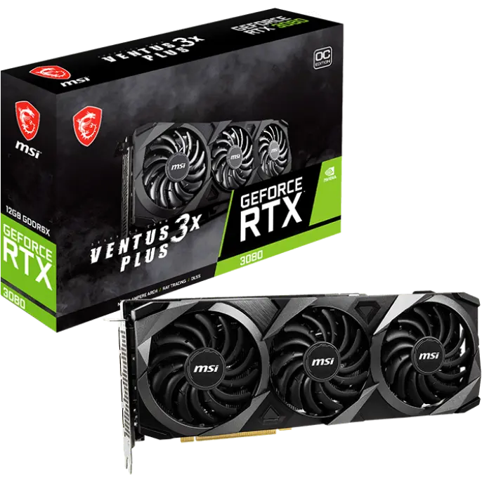 MSI GeForce RTX 3080 VENTUS 3X PLUS 12G OC LHR Image