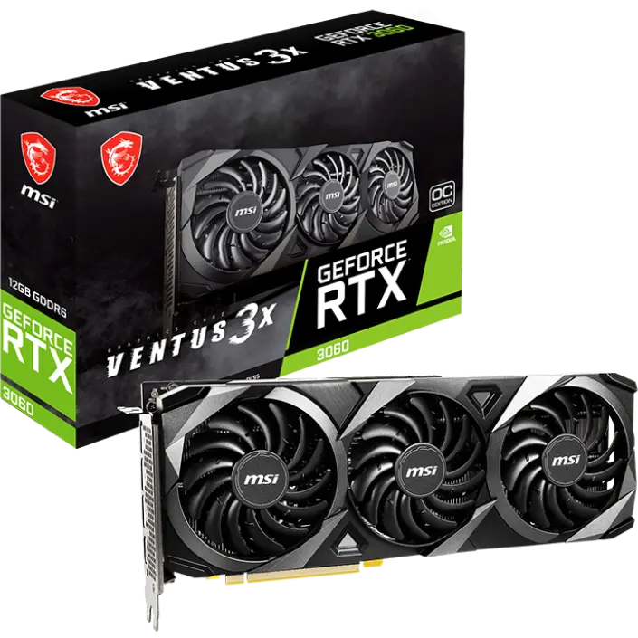MSI GeForce RTX™ 3060 VENTUS 3X 12G OC Image