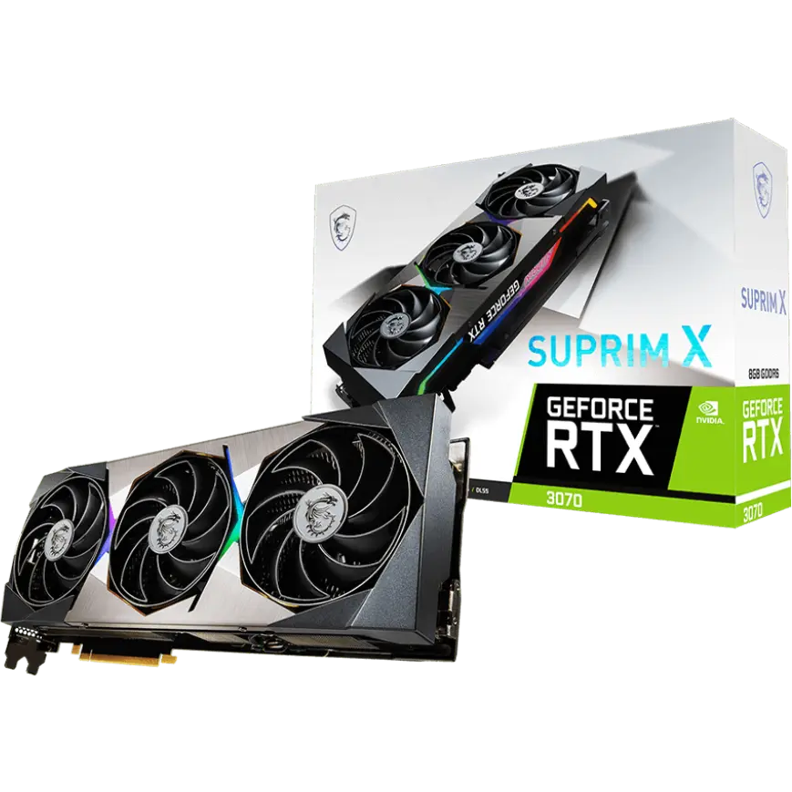 MSI GeForce RTX™ 3070 SUPRIM X 8G LHR Image