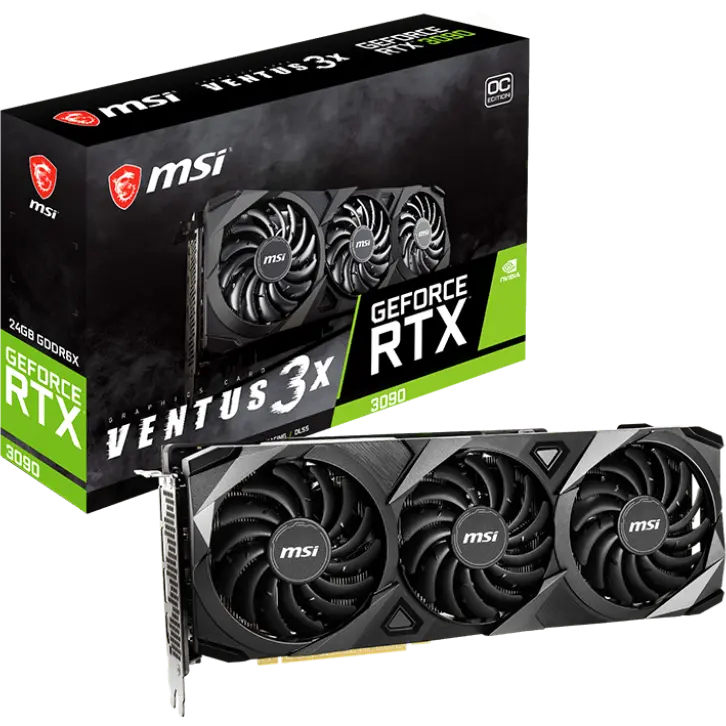 MSI GeForce RTX™ 3090 VENTUS 3X 24G OC Image