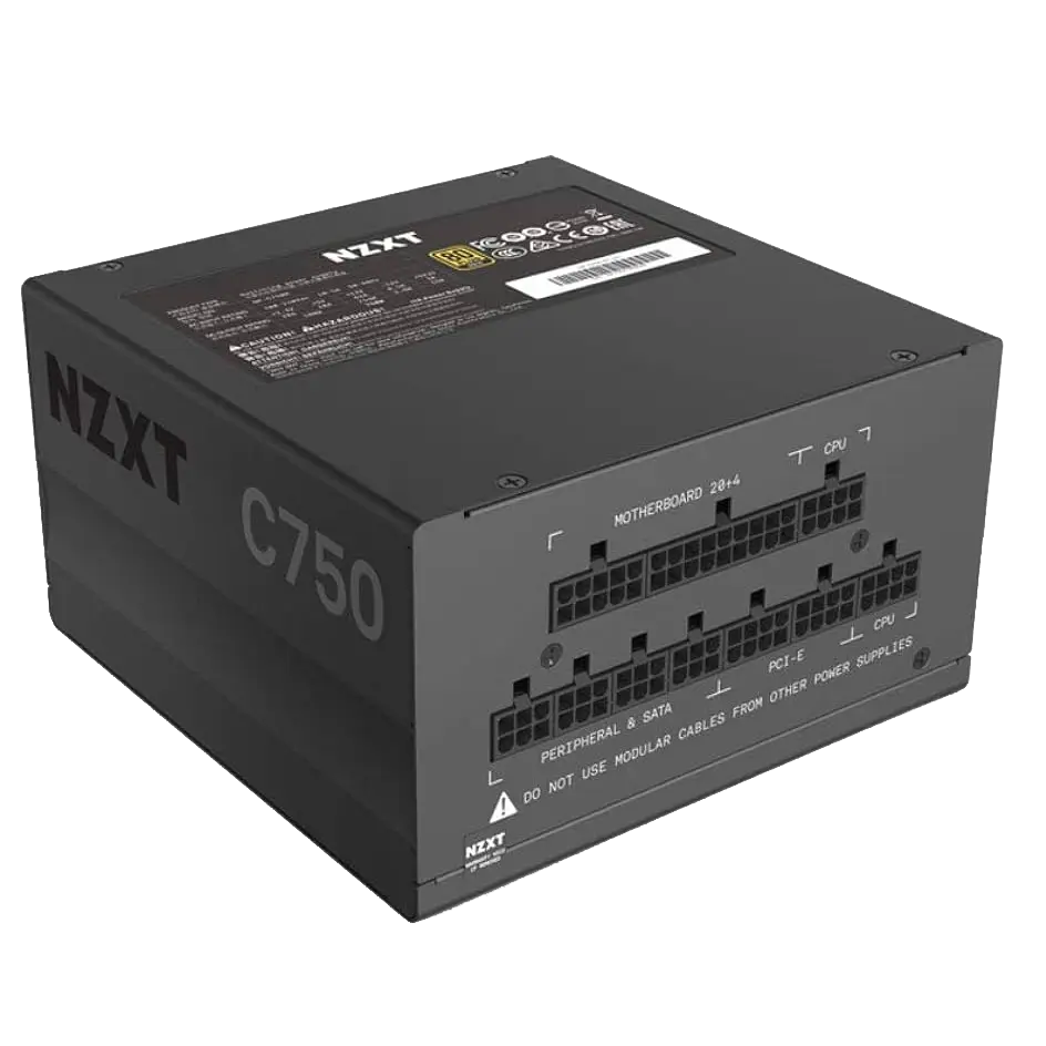 NZXT 750W 80+ Gold Fully-Modular Power Supply Image