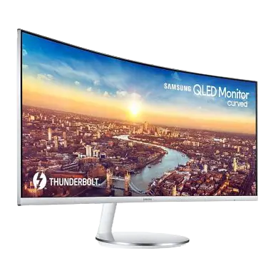 Samsung 34″ 4K Ultra-Wide Curved Monitor with Thunderbolt 3 100Mhz ...
