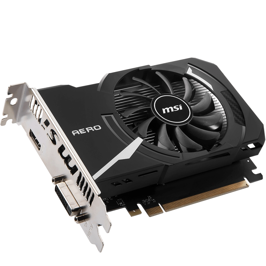 MSI GeForce GT 1030 AERO ITX 2G D4 OC Graphics Card Image