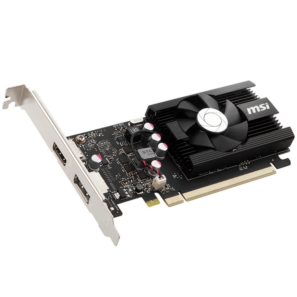 MSI GeForce GT 1030 4GD4 LP OC Graphics Card Image